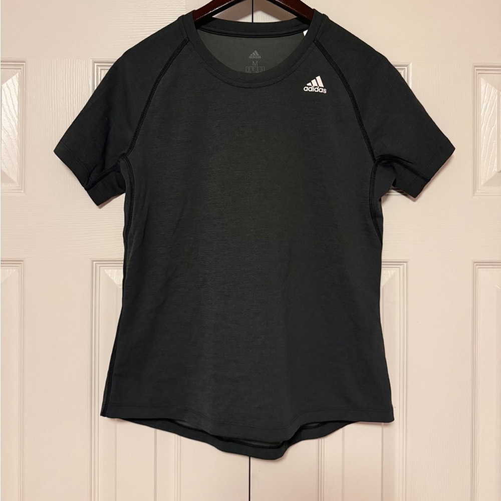 Adidas Women's Grey Workout T-Shirt